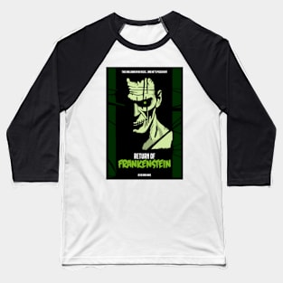 Return of Frankenstein - Movie Poster Concept Baseball T-Shirt